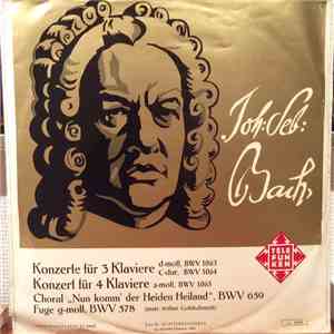 Johann Sebastian Bach, Orchestre Du Théâtre Des Champs-Elysées, Arthur Goldschmidt - Konzerte Für 3 Klaviere, Konzert Für 4 Klaviere, Choral, Fuge download free