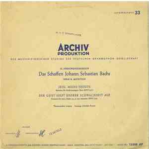 Johann Sebastian Bach, Thomanerchor Leipzig, Günther Ramin - Jesu, Meine Freude Motette Für Fünfstimmigen Chor (BWV 227) / Der Geist Hilft Unsrer Schwachheit Auf (Motette Für Zwei Chöre Zu Je Vier Stimmen (BWV 226) download free