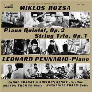 Miklós Rózsa, Leonard Pennario - Piano Quintet, Op. 2 / String Trio, Op. 1 download free