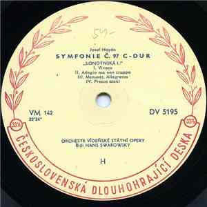 Orchestr Vídeňské Státní Opery Řídí Hermann Scherchen, Hans Swarowsky, Josef Haydn - Symfonie č. 97 C-Dur „Londýnská I." / Symfonie č. 48 C-Dur „Marie Terezie’’ download free